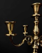 شمعدان پنج شعله دکوراتیو کد CH-12 زاویه نزدیک راست