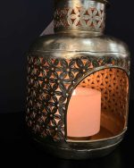جاشمعی برنجی کد CH-16 تکی از بغل