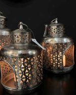 جاشمعی برنجی کد CH-16 سه تایی از بغل