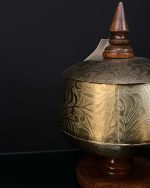 ظرف مصرفی برنجی BC-02 طلایی نزدیک