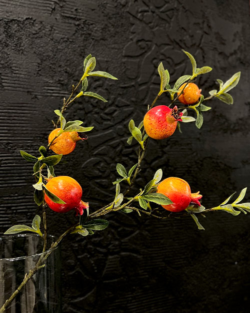 p-orange-pomegranate-branch-1 شاخه انار نارنجی